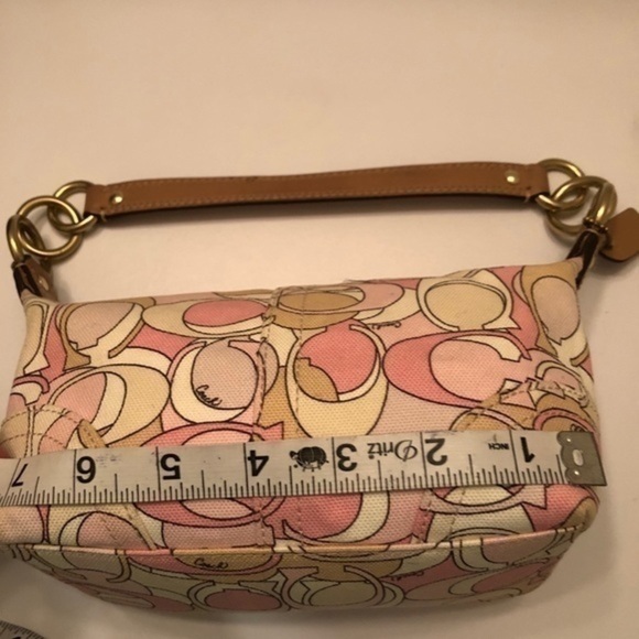Coach pink tan optic c mini bag - Picture 4 of 9